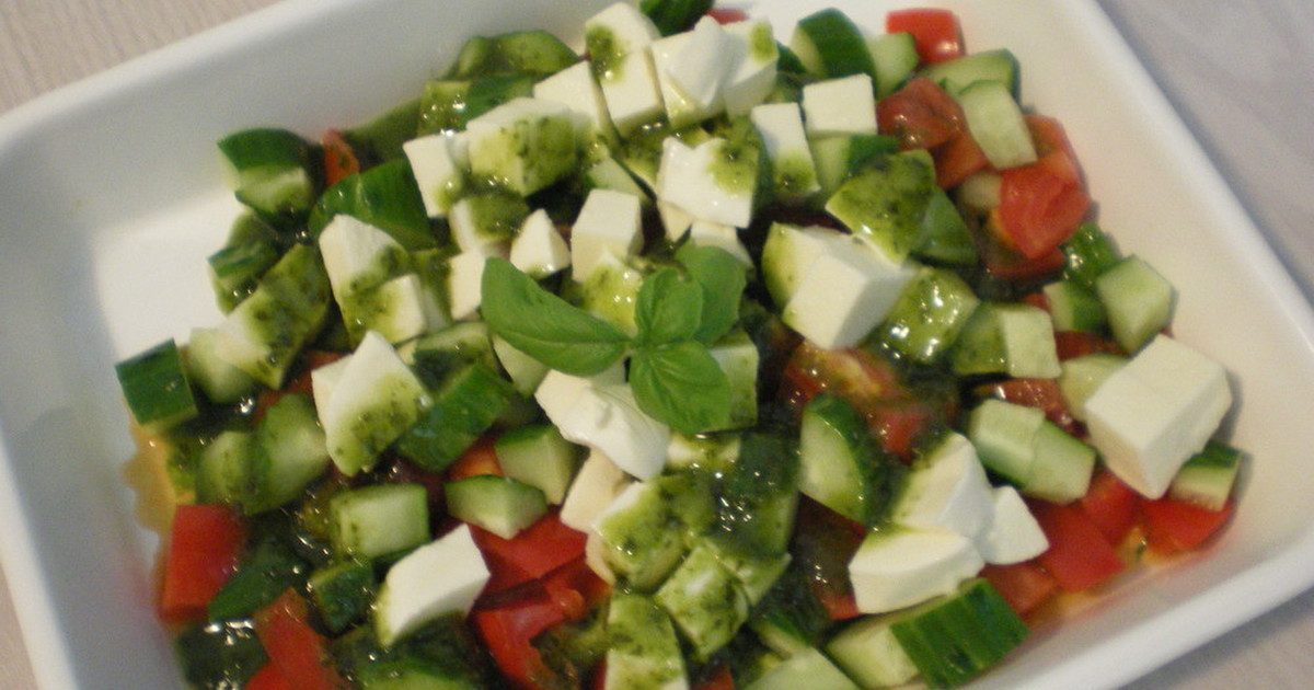 簡単バジルソースサラダ by みわぽんぽん 【クックパッド】 簡単おいしいみんなのレシピが357万品