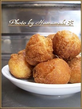 ホットケーキミックスde揚げドーナツ♪
