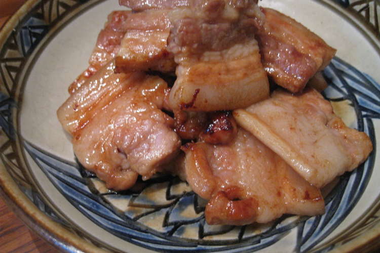 魚焼きグリルで簡単 豚バラ焼き レシピ 作り方 By あきあおあか クックパッド