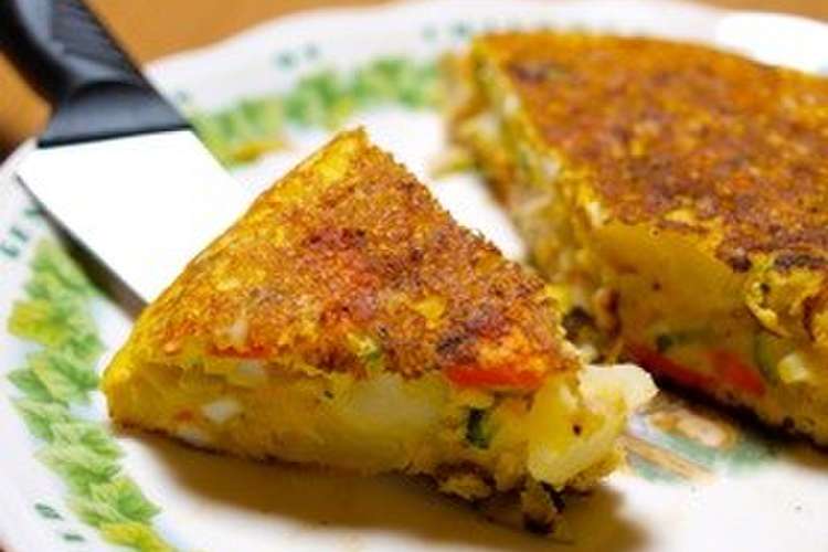 ポテトサラダをリメイク スペインオムレツ レシピ 作り方 By 鴉 クックパッド 簡単おいしいみんなのレシピが352万品