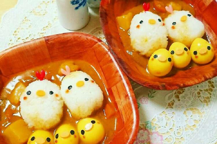 キャラ弁に 簡単にわとり ひよこ親子 レシピ 作り方 By Ayakoooooo クックパッド 簡単おいしいみんなのレシピが355万品