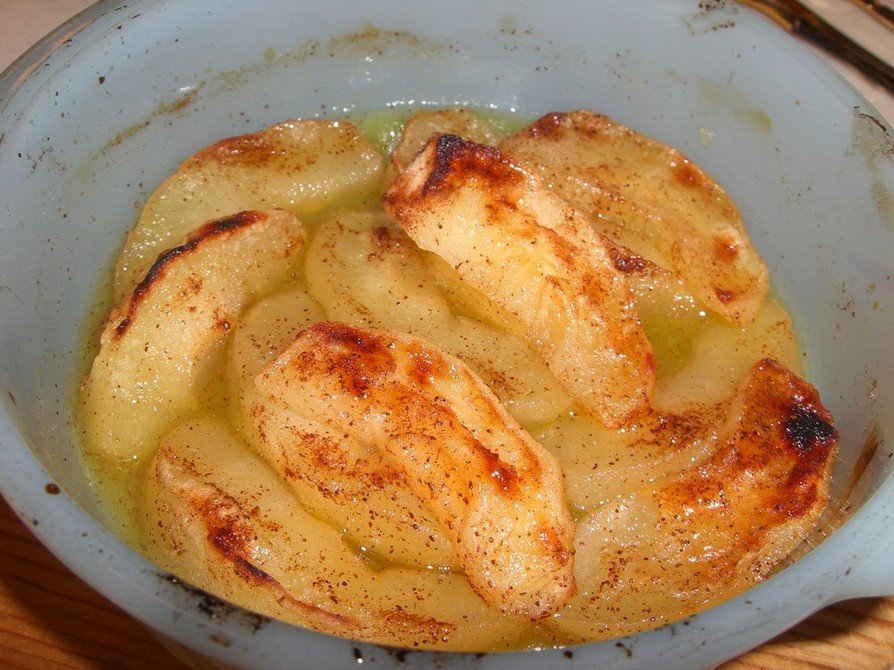 オーブントースターde簡単焼きりんごの画像
