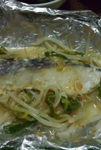 白身魚の味噌マヨ蒸し焼き