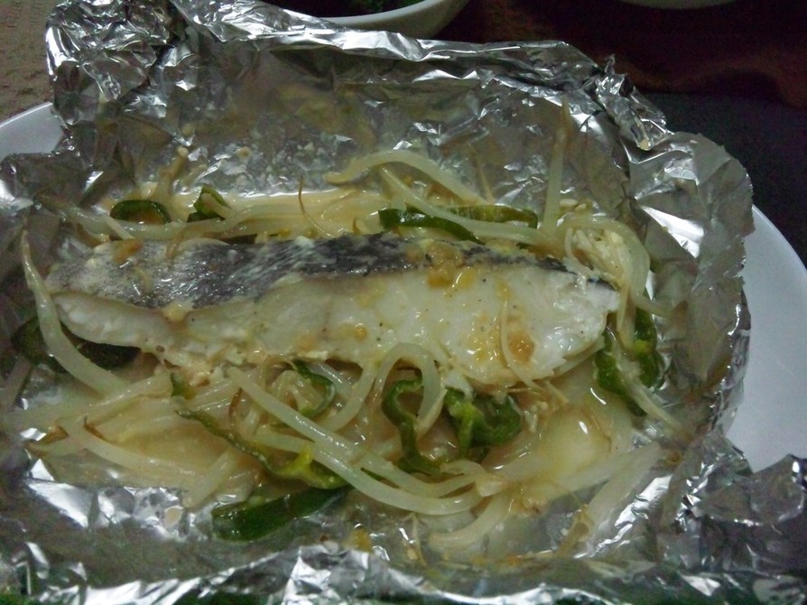 白身魚の味噌マヨ蒸し焼きの画像