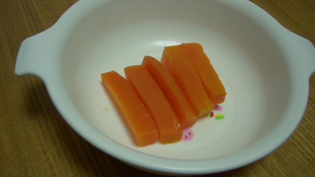 炊飯器でスティック人参 離乳食 レシピ 作り方 By 木村はな クックパッド