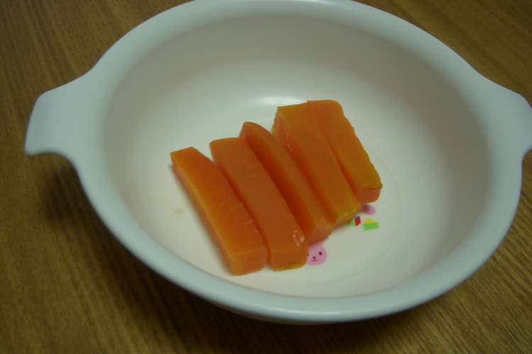 炊飯器でスティック人参 離乳食 レシピ 作り方 By 木村はな クックパッド 簡単おいしいみんなのレシピが360万品