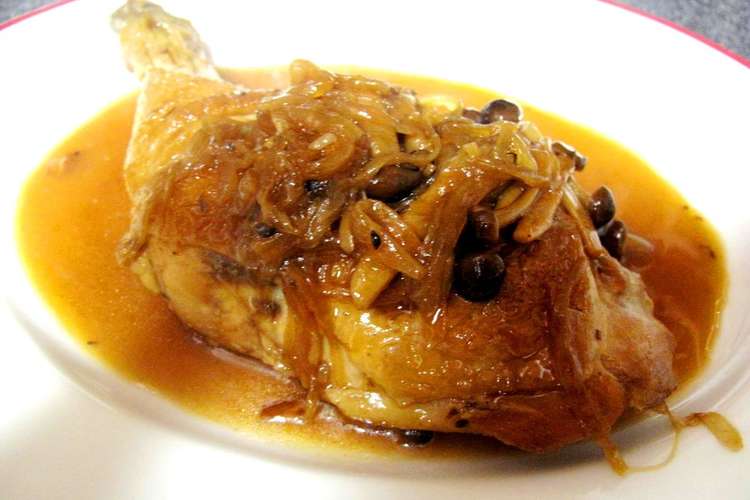 骨付き鶏モモ肉の煮込み 和風きのこソース レシピ 作り方 By オリーヴ クックパッド 簡単おいしいみんなのレシピが355万品