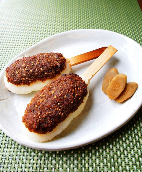 ✿きんぴら風味～ごぼうと生姜の五平餅✿の画像