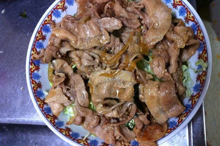 豚バカ丼 レシピ 作り方 By Xo あきらん Ox クックパッド 簡単おいしいみんなのレシピが376万品