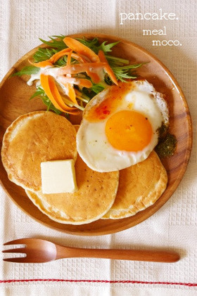 ホシノ天然酵母のもっちりお食事パンケーキ