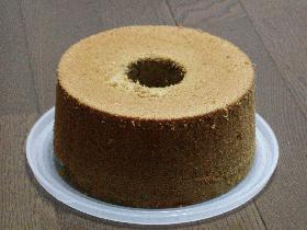 抹茶でシフォンケーキ
