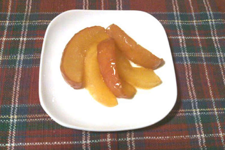 はちみつりんご酢で作るりんごのコンポート レシピ 作り方 By ムカイ林檎店 クックパッド