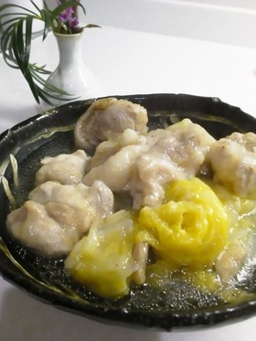とろり~ん鶏もも肉と白菜の蒸し煮