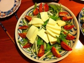 夏ごはん☆塩豆腐のさっぱりサラダ