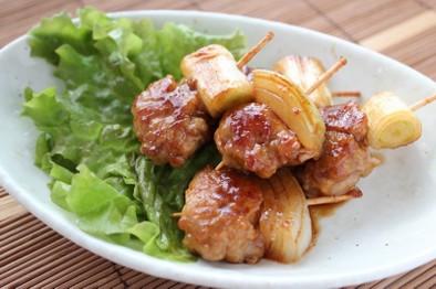 生姜スパイ酢で柔らか豚肉の焼き鳥風の写真