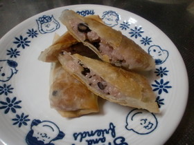 簡単リメイク♪赤飯春巻き