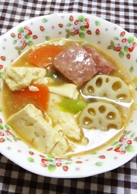 豆腐と野菜のトロトロスープ