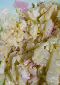 キャベツと卵の味噌マヨ＊サラダ