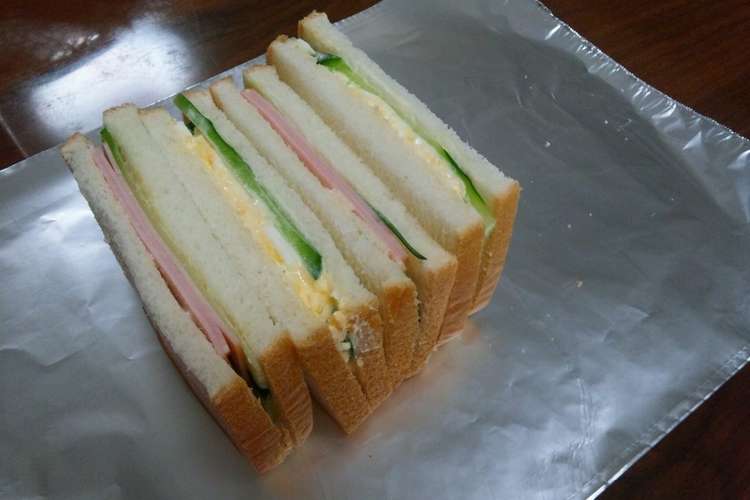 食パンでサンドウィッチ レシピ 作り方 By シャールくん クックパッド 簡単おいしいみんなのレシピが361万品