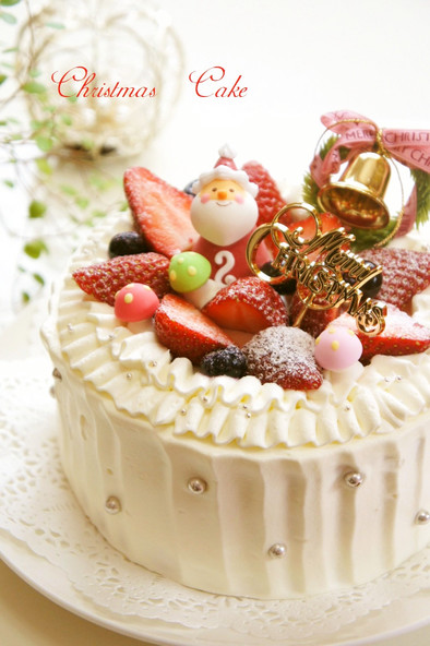⁂クリスマス☆デコレーションケーキ⁂の写真