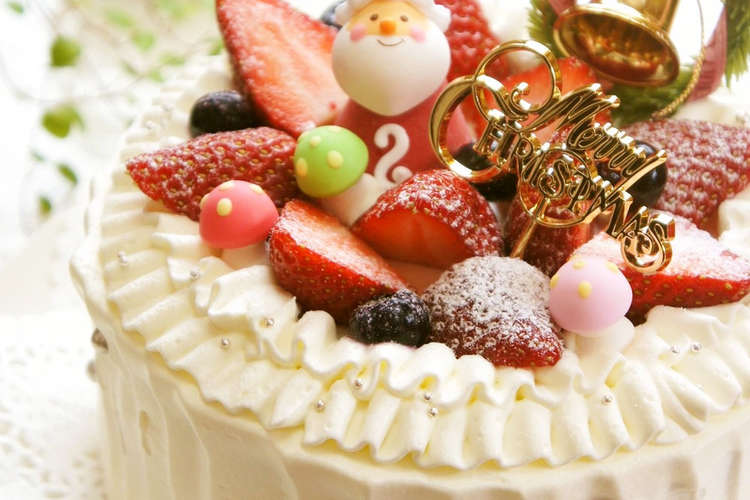 クリスマス デコレーションケーキ レシピ 作り方 By Nyonta クックパッド 簡単おいしいみんなのレシピが350万品