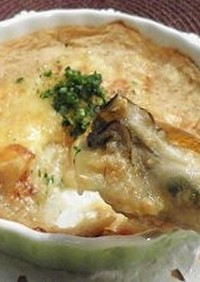 カキの味噌グラタン