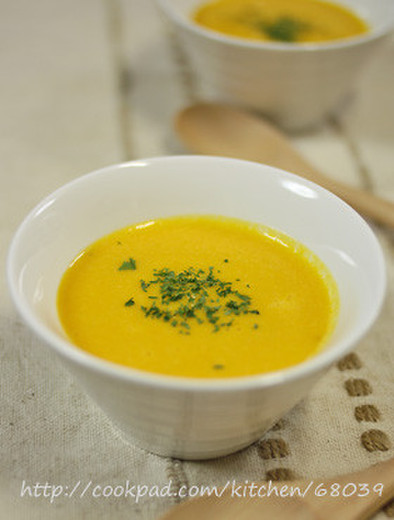 【簡単】濃厚かぼちゃスープの写真