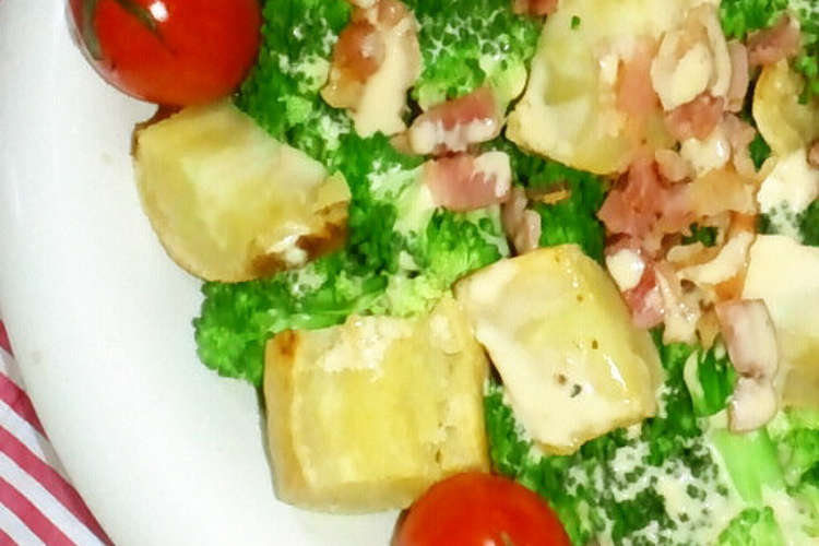 カリカリベーコンの温野菜サラダ レシピ 作り方 By Nani Cafe クックパッド 簡単おいしいみんなのレシピが353万品