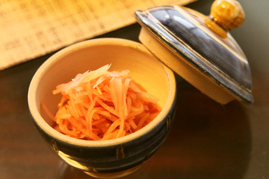 梅酢で紅生姜♡の画像
