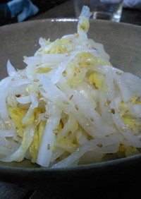 白菜と大根のナムル