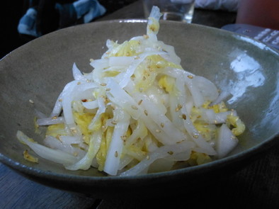 白菜と大根のナムルの写真