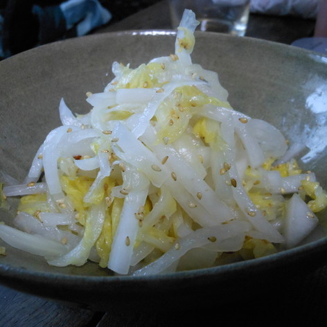 白菜と大根のナムル