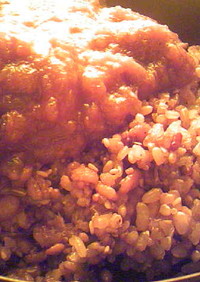 豚肉かぼちゃ椎茸野菜ジュースのカレー
