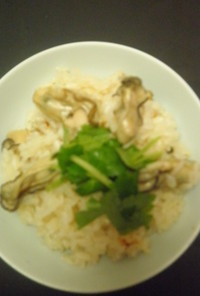 麺つゆで簡単牡蠣の炊き込みご飯！