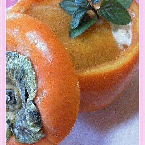 簡単♥柿の可愛いｽｲｰﾂ♥
