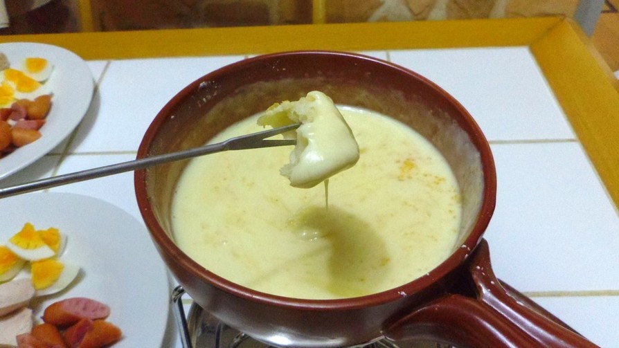 コストコ　チーズフォンデュの画像