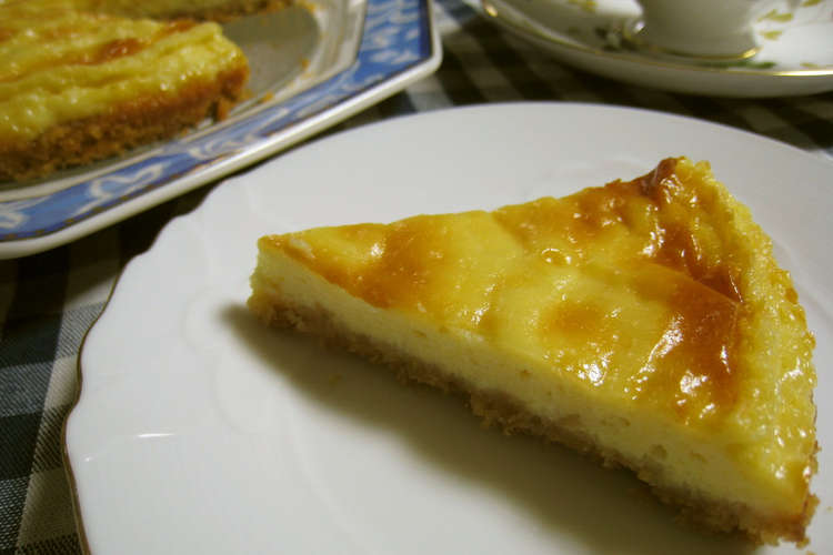簡単 フラットな濃厚チーズケーキ レシピ 作り方 By りーかる クックパッド