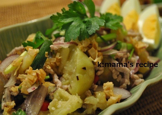 タイ料理☆ヤムマクア（焼き茄子のサラダ）の画像