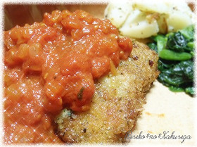 イシナギのミラノ風カツレツ