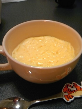 レンジで簡単プリン