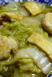 優しい味！白菜鶏ひき肉油揚げの中国風煮物
