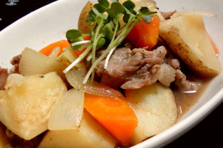 塩肉じゃが レシピ 作り方 By こあらなお クックパッド 簡単おいしいみんなのレシピが368万品