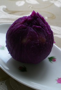 紫芋巾着