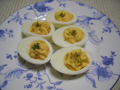  デビルドエッグ＝簡単卵料理パーティにの写真