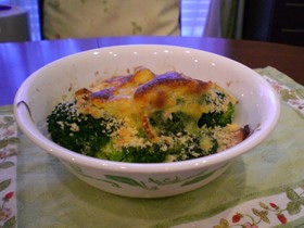 じゃがいもとブロッコリーの簡単焼きもの