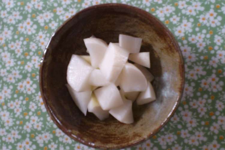 簡単材料でこんなに美味 大根の生漬け レシピ 作り方 By Nicolafu クックパッド 簡単おいしいみんなのレシピが352万品