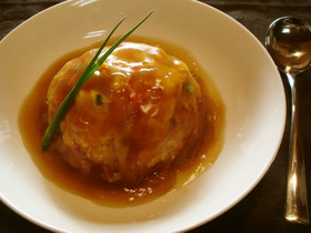 リサイクル♪らっきょう酢で◎簡単天津飯◎