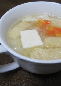 豆腐のゴマ味噌スープ(丹治鍋だし版)