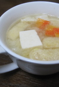豆腐のゴマ味噌スープ(丹治鍋だし版)