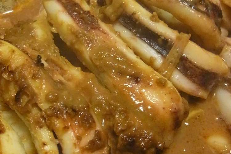 イカワタホイル焼き ニンニクネギ味噌味 レシピ 作り方 By れおんくんのママ クックパッド 簡単おいしいみんなのレシピが373万品